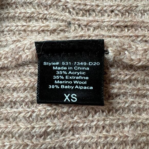 Jenni Kayne Alpaca Cabin Sweater Dusty Rose - Picture 7 of 10